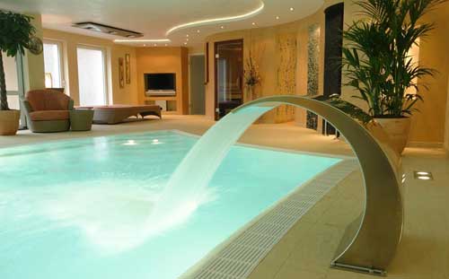 PVC-Becken mit Schwall