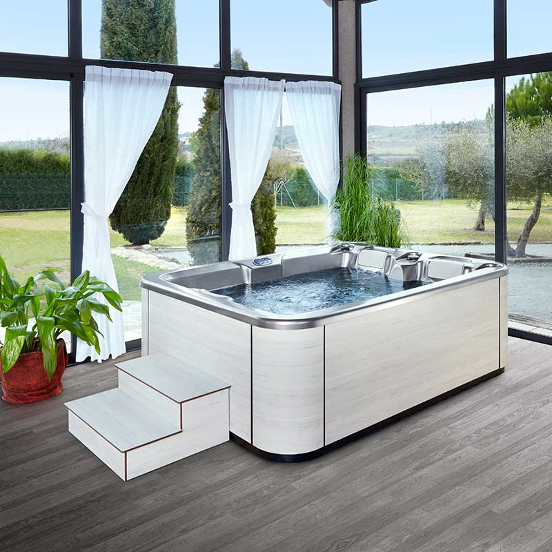 Sauna mit Glasfront