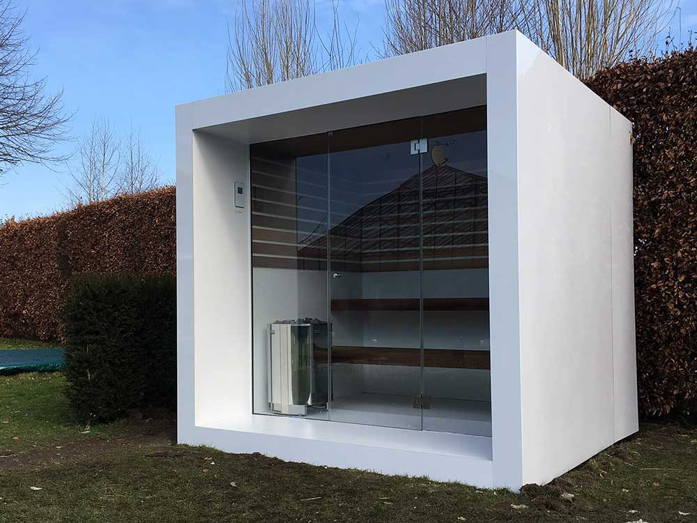 Merano Massivholz-Sauna A7 Pools in Neumünster