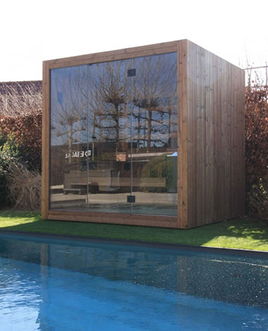 Aussensauna am Pool
