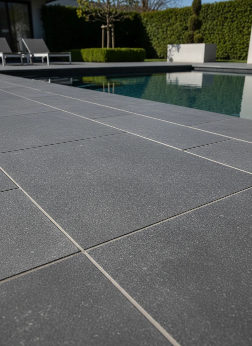 Darstellung von Planung und Konzeption eines Poolbau Unternehmens in Hamburg.